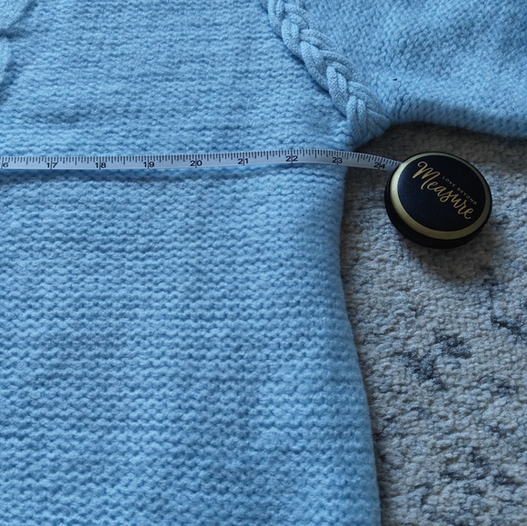 ❌SOLD❌ NWT sky blue loose sweater S-M - Picture 4 of 6